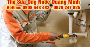 Thợ sửa ống nước tại nhà Quang Minh