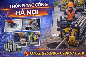 Thông tắc cống tại Ba Đình Hà Nội – 0979 247 825 [HN]