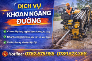 Dịnh vụ khoan ngang đường – băng đường