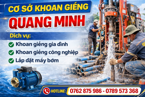 Khoan giếng tại quận Tân Bình giá rẻ