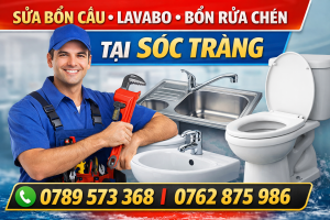 Sửa lavabo bị nghẹt, rò rỉ tại Sóc Trăng – Có mặt 24/7